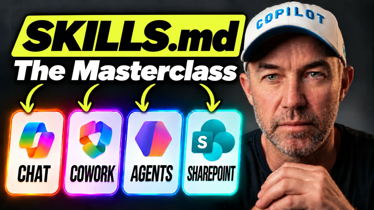 SKILLS.md, The Masterclass: Daniel Anderson with Chat, Cowork, Agents and SharePoint